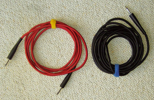 velcro ties are perfect for storing and organizing music cables