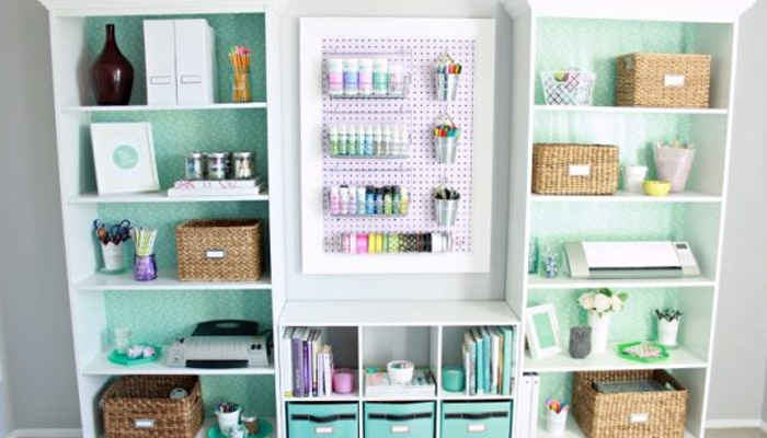 DIY craft supply storage