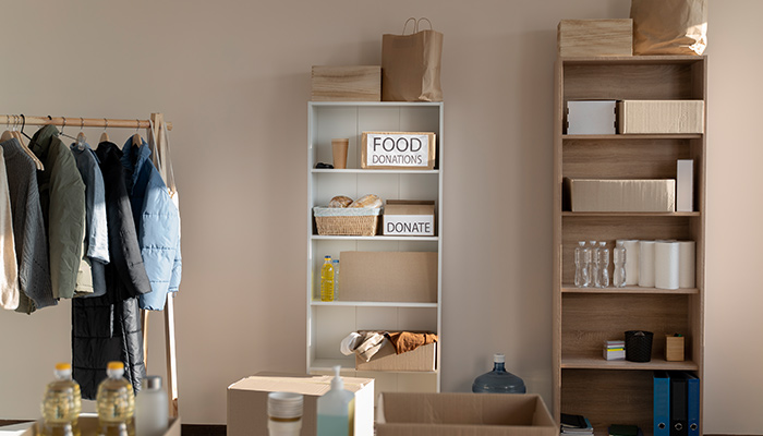 label box closet storage