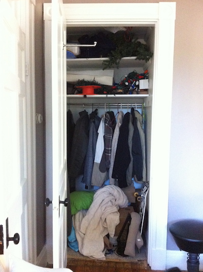 Organized Coat Closet - How to Plan it for Free with California