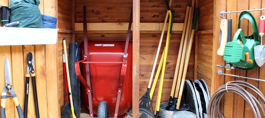 backyard storage ideas, tips, hacks, and solutions