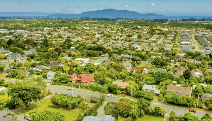 suburban with lots of green space in Lutz