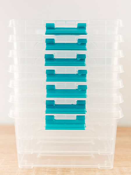 stackable storage bins