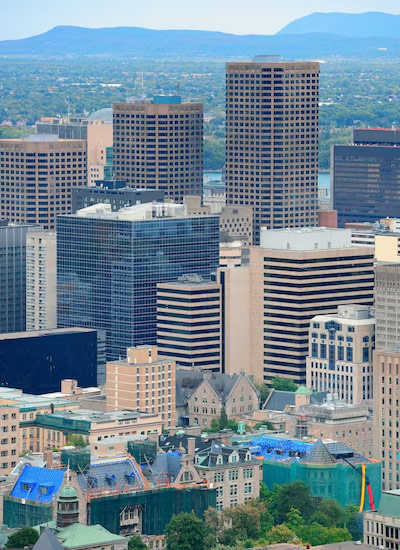 day view of city skyline