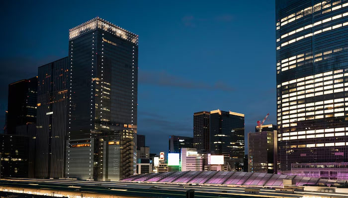 beautiful night view of a city