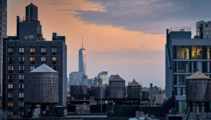 beautiful rooftop view