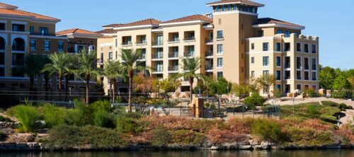 a beautiful view of the hotel in Austin