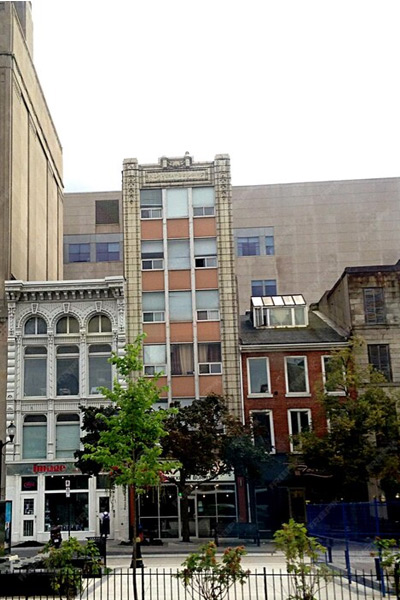 beautiful shot of buildings in harlem city