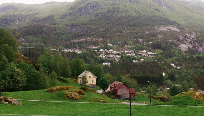 beautiful hills among the mountains