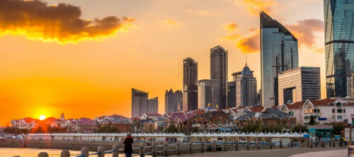 San Diego waterfront skyline, glimpse of urban and coastal living